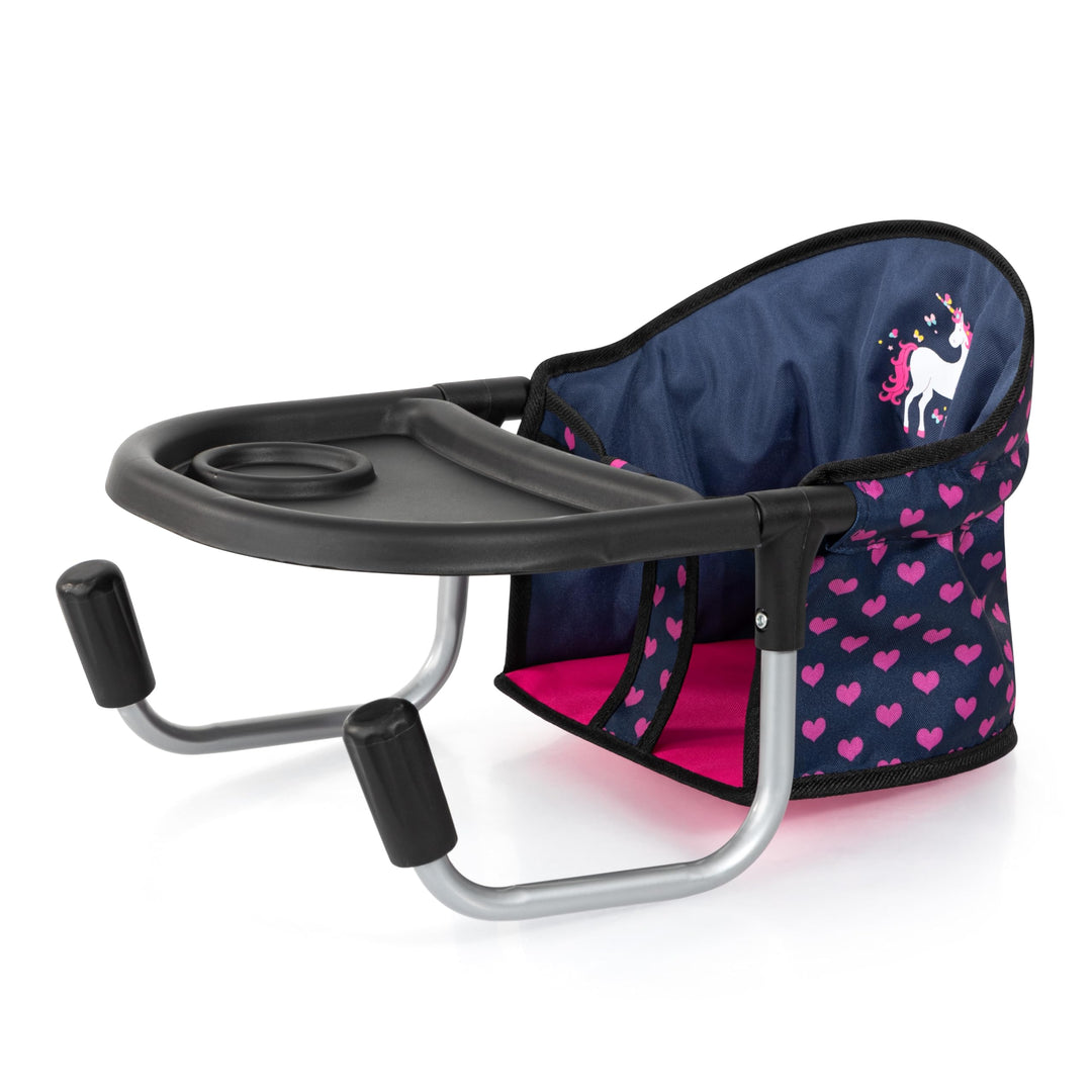 Bayer Design 65954AA Puppentischsitz, Sitz für Puppen mit intergiertem Tablett, für Puppen bis 46 cm