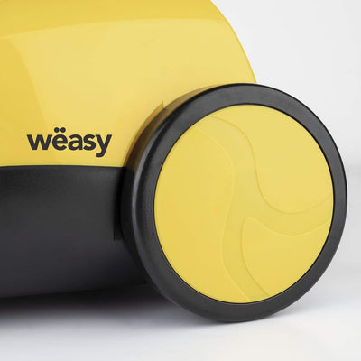 Wëasy NVP15 Hochdruck Dampfreiniger / 1,5 L Wassertank / mit Zubehörpaket / 4 bar / 1500 W / gelb/sc