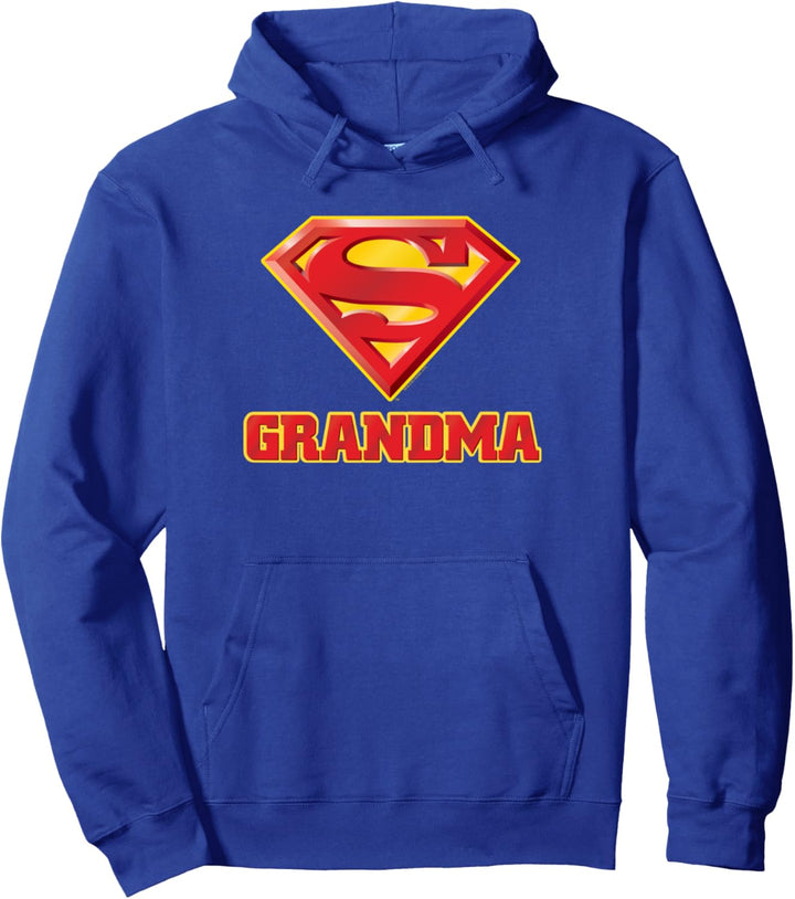 Superman Super Grandma Pullover Hoodie