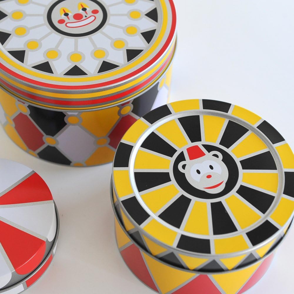 Alessi Circus| MW31S3 - Allzweckbox Design, Weissblech, 13.00 x 19.50 x cm Set mit 3 Schachteln, Set
