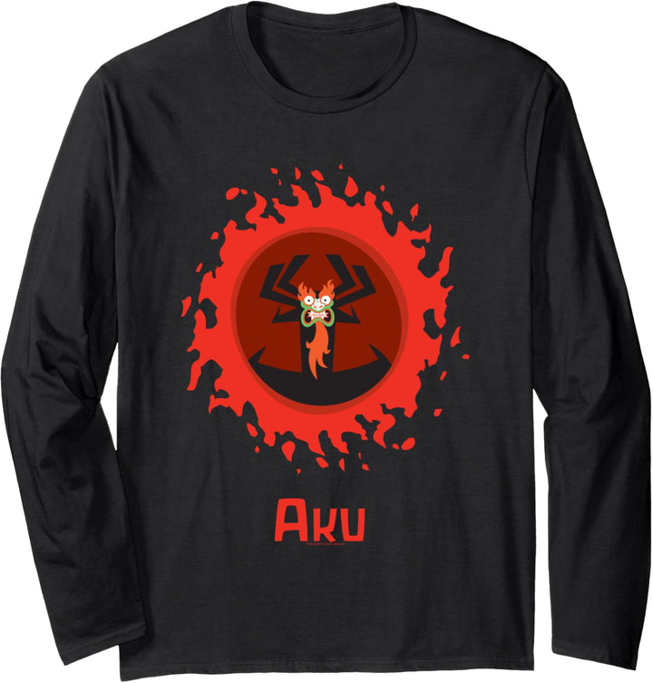 Samurai Jack Aku Red Eclipse Langarmshirt