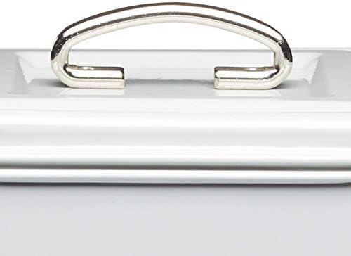 KitchenCraft Vintage Plätzchendose aus Blech, Retro, Klein, Grau – 14.5 x 19 cm Grau Einzeln, Grau E