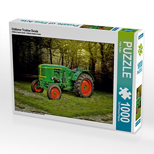 CALVENDO Puzzle Oldtimer Traktor Deutz 1000 Teile Lege-Grösse 64 x 48 cm Foto-Puzzle Bild von Peter