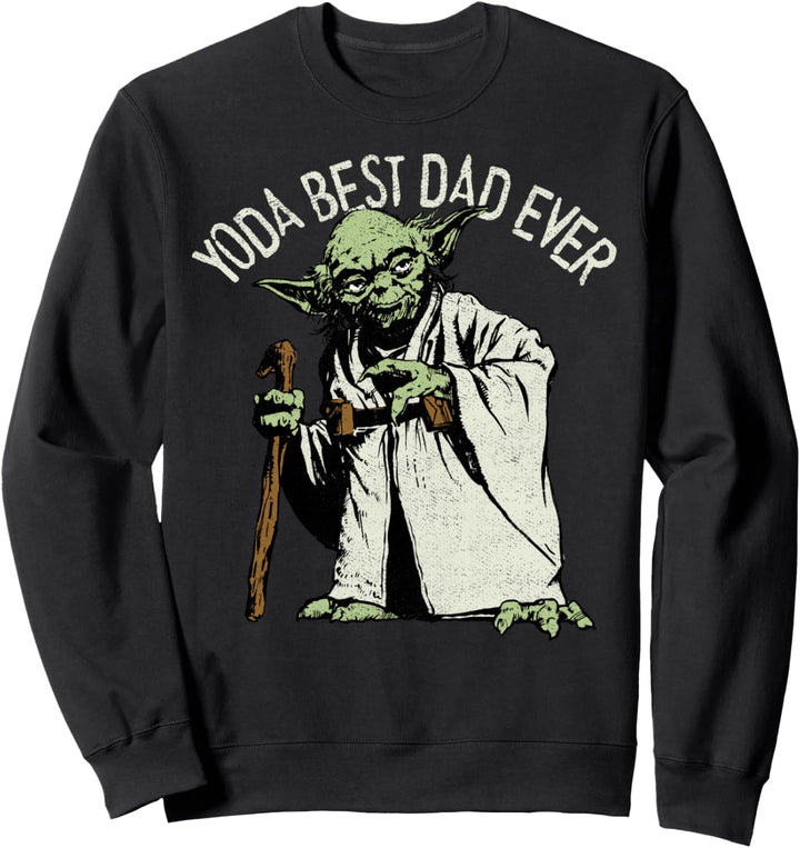 Star Wars Yoda Der beste Papa Portrait T-Shirt Sweatshirt