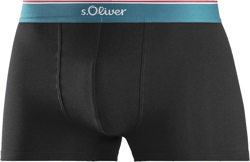 s.Oliver Herren Boxershorts (3er Pack) S Schwarz, S Schwarz