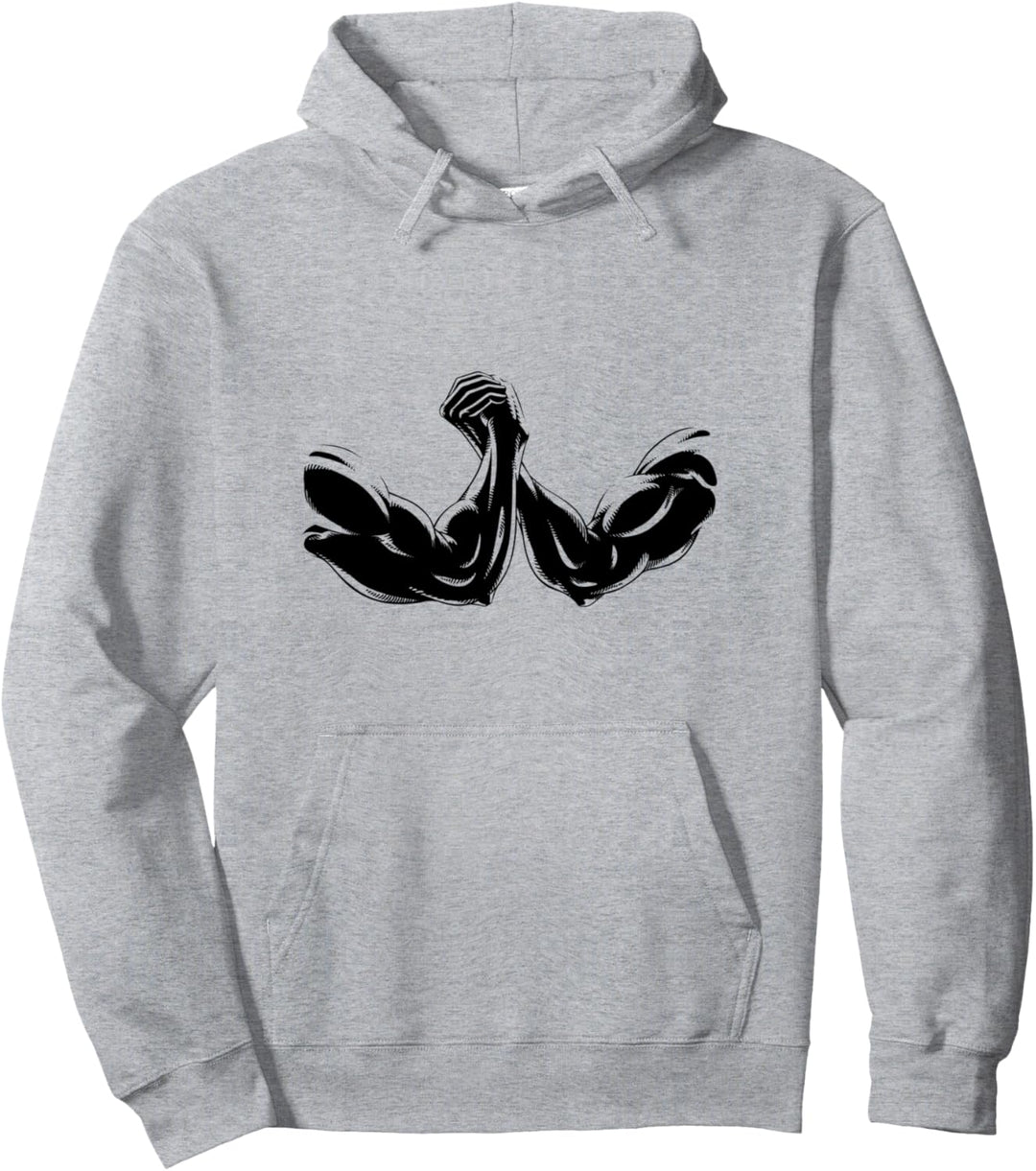 Armdrücken Armwrestler Pullover Hoodie