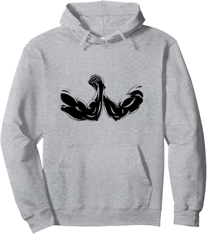 Armdrücken Armwrestler Pullover Hoodie
