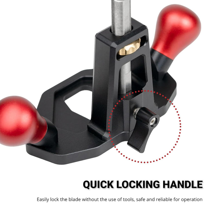 Holzbearbeitungs-Fräshobel mit Anodischer Oxidationsbehandlung, Handhobel für Feines und Präzises Ho