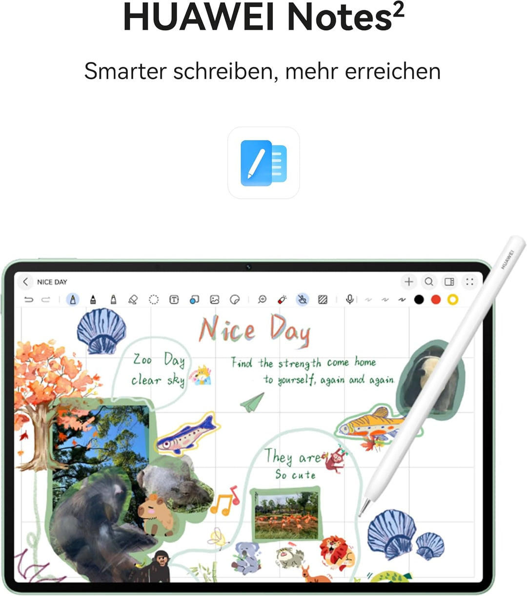 HUAWEI MatePad 11.5 S 2026 Tablet mit M-Pencil-Pro, 2.8K 144Hz Ultraklares PaperMatte Display, 12+25