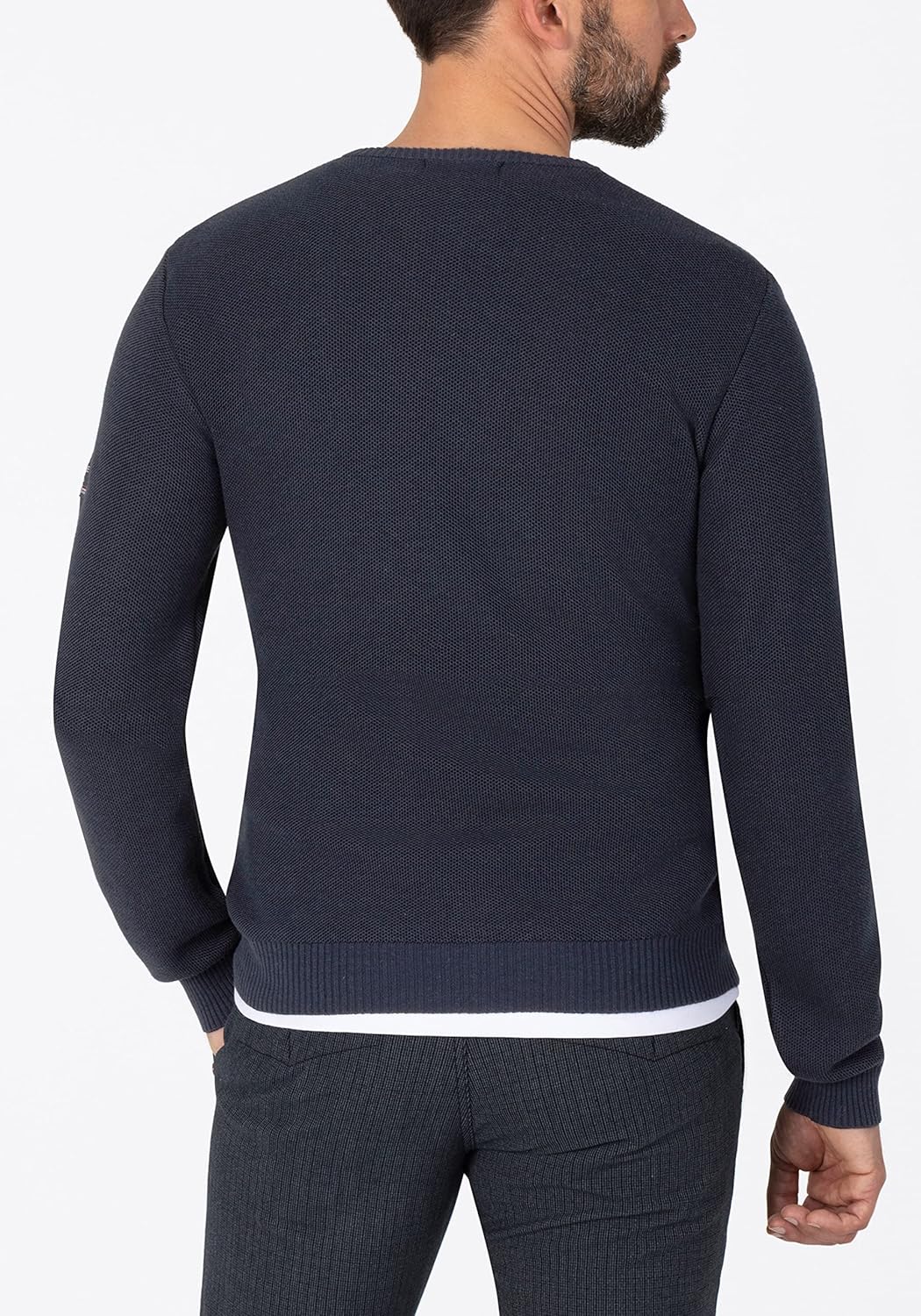 Timezone Herren Soft V Longsleeve Pullover M Total Eclipse, M Total Eclipse