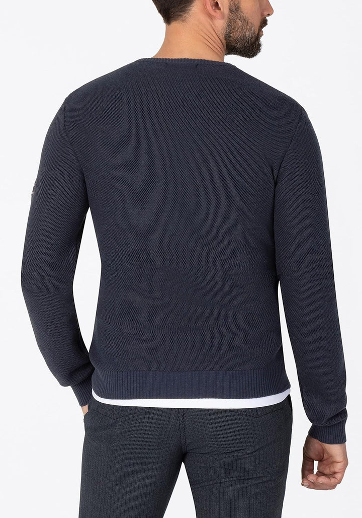 Timezone Herren Soft V Longsleeve Pullover M Total Eclipse, M Total Eclipse