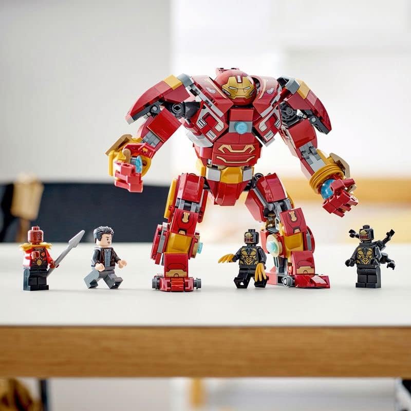 LEGO 76247 Marvel Hulkbuster: Der Kampf von Wakanda, Avengers Infinty War Spielzeug mit Bruce Banner
