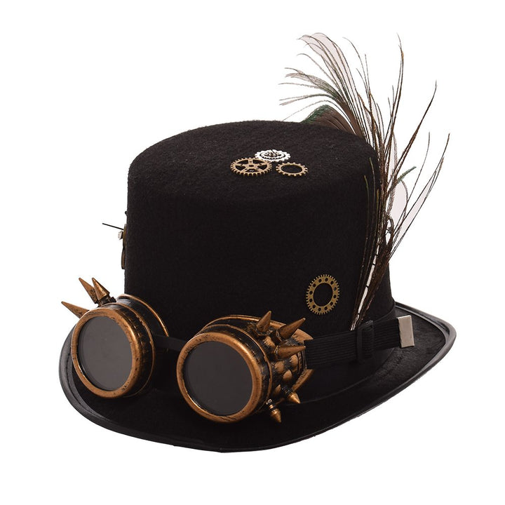BLESSUME Steampunk Hut Unisex Fancy Dress (Farbe A, M) M Farbe A, M Farbe A
