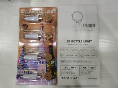 Dumcuw LED Kork Flaschenlichter, Wasserdicht Kupferdraht Lichterkette für Flaschen, USB Powered Wied