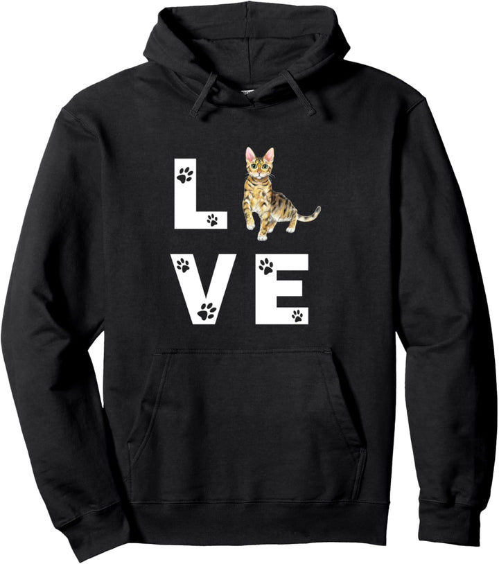 BENGAL Katze Love Katzenmama Frauchen Pullover Hoodie