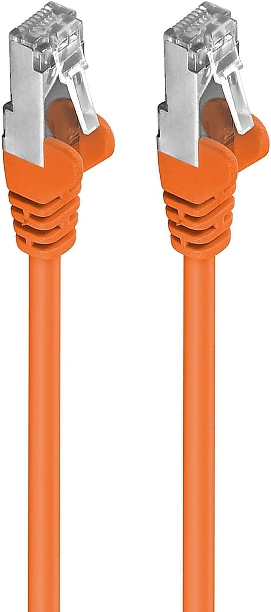 PremiumCord Netzwerkkabel, Ethernet, LAN & Patch Kabel CAT6a, 10Gbit/s, S/FTP PIMF Schirmung, AWG 26