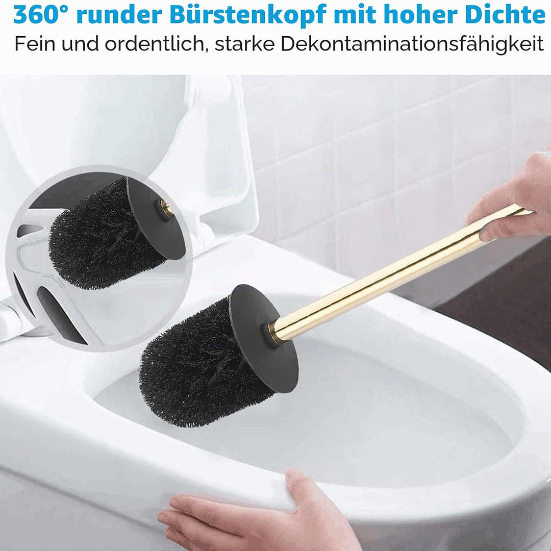 bgl Wandhalterung für WC-Bürste aus 304 Edelstahl, quadratisch Gold
