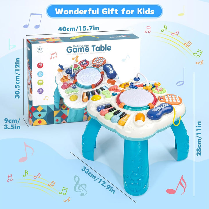 Spielzeug ab 1 Jahr - Spieltisch Kinderspielzeug ab 1 Jahr mit Licht Musik Baby Spielzeug ab 1 Jahre