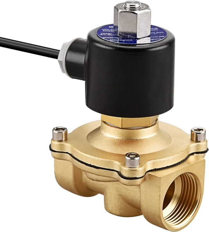 Heschen Elektrisches Magnetventil aus Messing, 2W-250-25KJ, PT1'', AC220V, Direktes Handeln für Wass