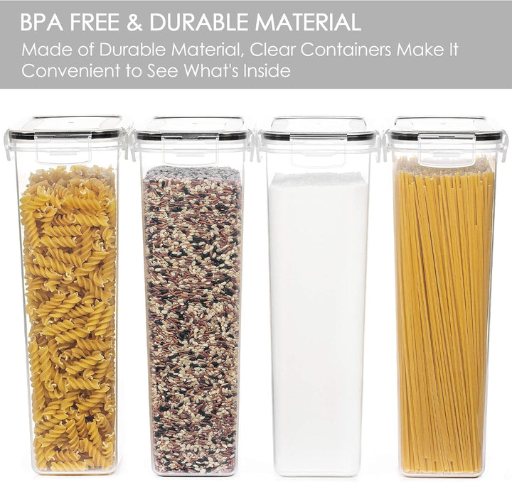 Vtopmart 2.8L Vorratsdosen Set, Müsli Schüttdose & Frischhaltedosen, BPA frei Kunststoff luftdicht,T
