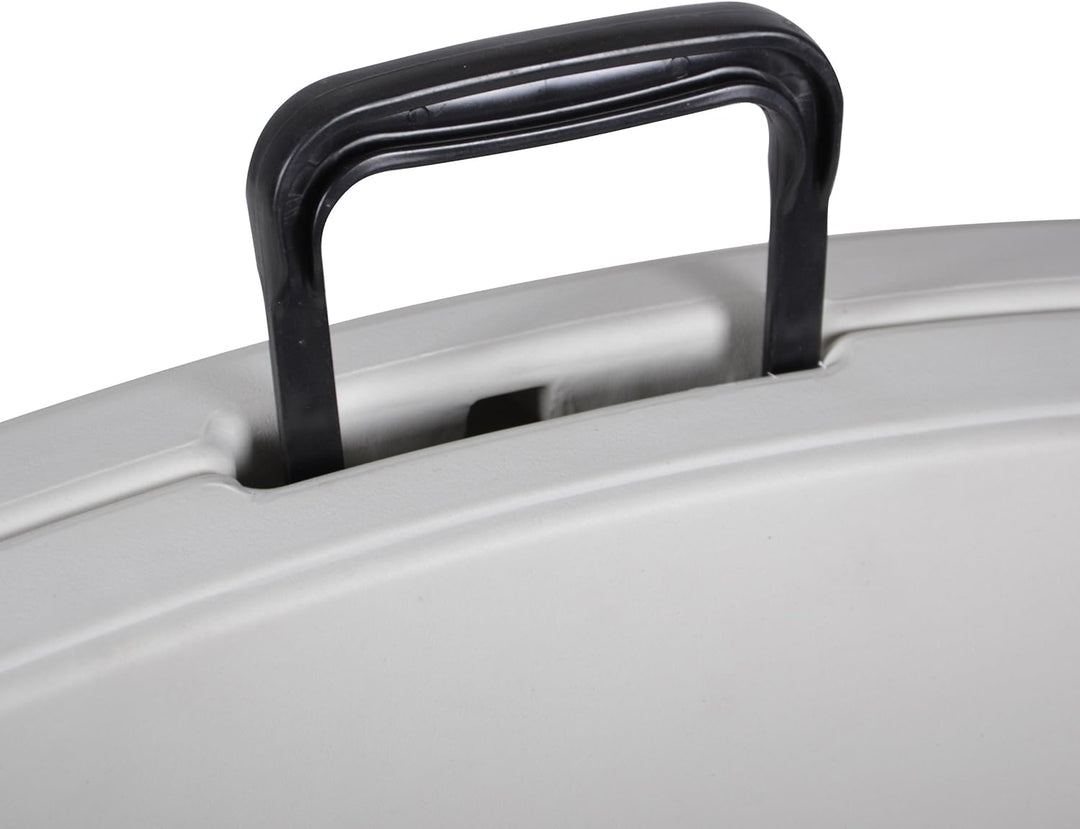 Nexos Trading Klapptisch rund 160 cm x 75 cm klappbar weiss Gartentisch Partytisch bis 8 Personen 20