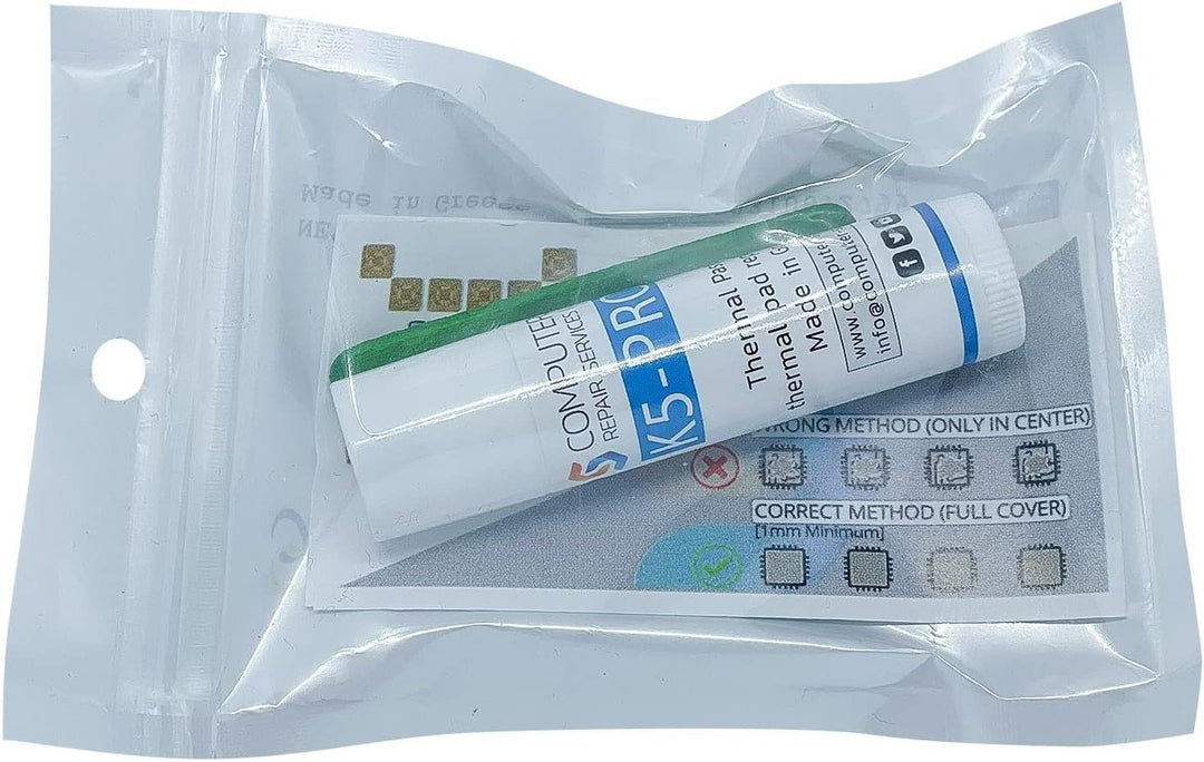 K5 PRO 10g viskose Wärmeleitpaste für Wärmeleitpads Ersatzflüssigkeit Wärmeleitpaste Kompatibel mit