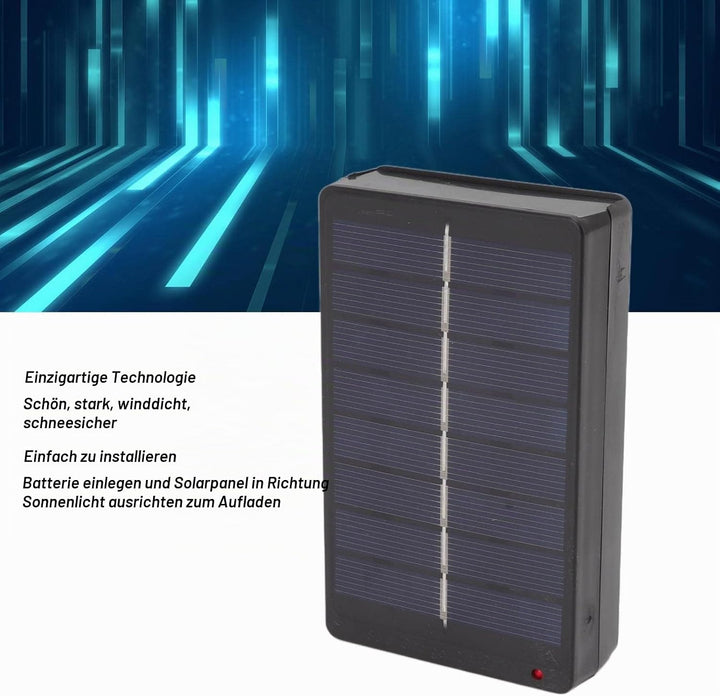 1W 4V Outdoor Solar Panel Ladegerät Ladekoffer Box für AA AAA 1.2V Batterien