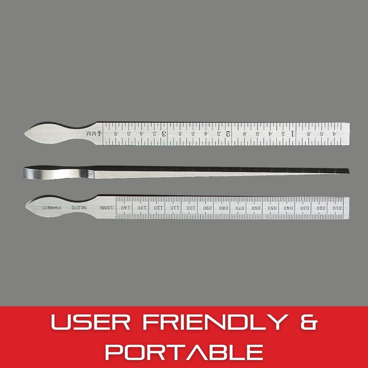 Starrett 270 Messkeil, 0.3-4 mm Messbereich, 0,05 mm