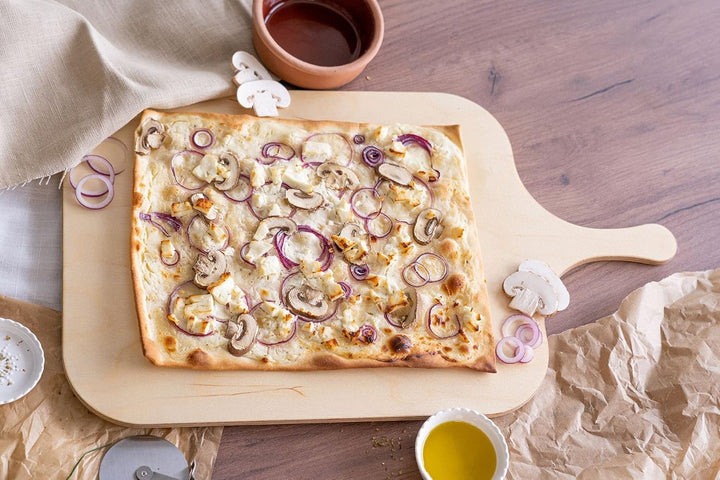 Die Schreiner - Christoph Siegel Eli 10er Set Flammkuchenbrett - Zwiebelkuchenbrett - Servierbrett f