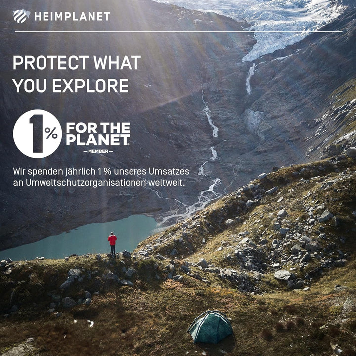 HEIMPLANET Original | Transit Line Sling Pocket | Wasserfeste Hüfttasche aus hochwertigem DYECOSHELL
