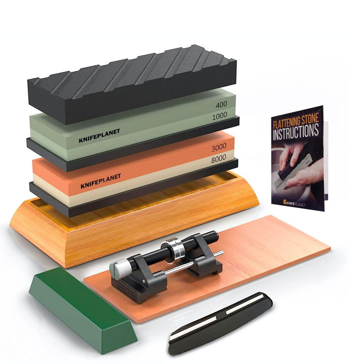 messerschleifstein set 400/1000 und 3000/8000-grit profi, tresor messerschärfer set whetstone set en