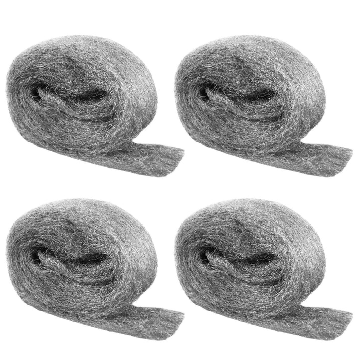 4 Rollen Mäuse 2# Stahlwolle, 16m Wirksam Stahlwolle Gegen Mäuse, Löcher Wand Risse Nagerstop Mäusea