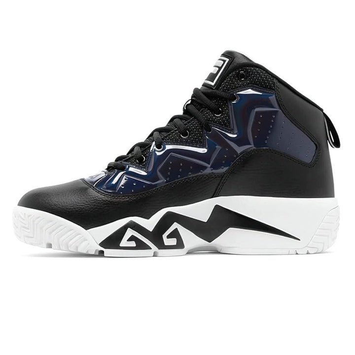 FILA Herren Leichte Basketball Mittelhohem Schaft Sneaker 44 EU Schwarz Schwarz Weiss, 44 EU Schwarz