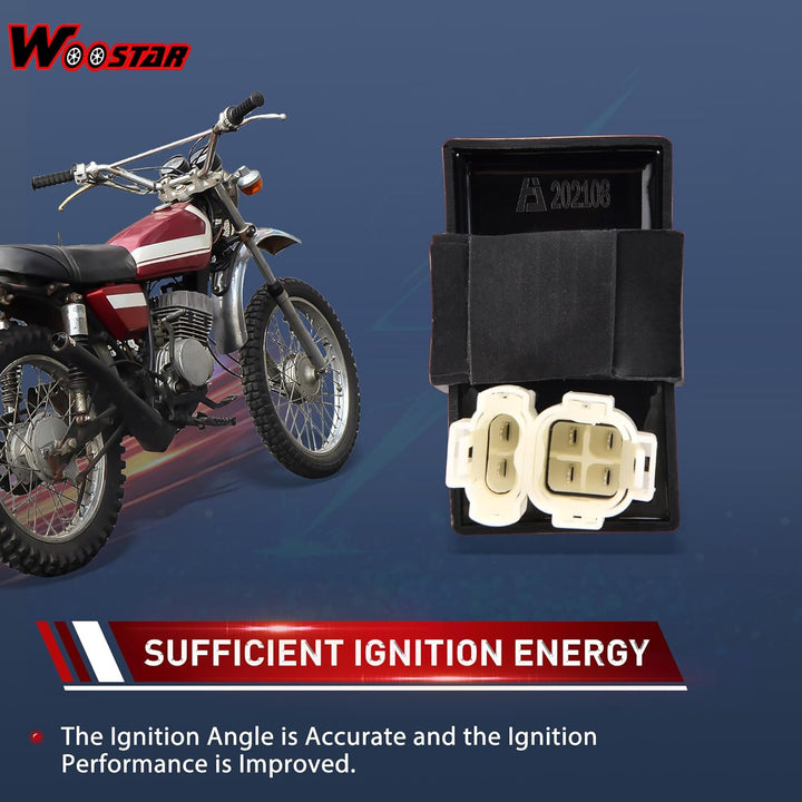 WOOSTAR CDI Box Zündspule Starterrelais Spannungsregler Ersatz für GY6 50ccm 125ccm 150ccm ATV Rolle