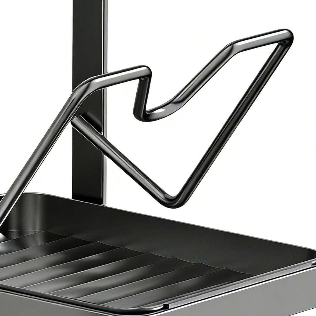 Topfdeckelhalter, 18x13.8x22.5cm Stahl Topfdeckel Organizer, Topfdeckelhalter Küchenutensilien, 2-St