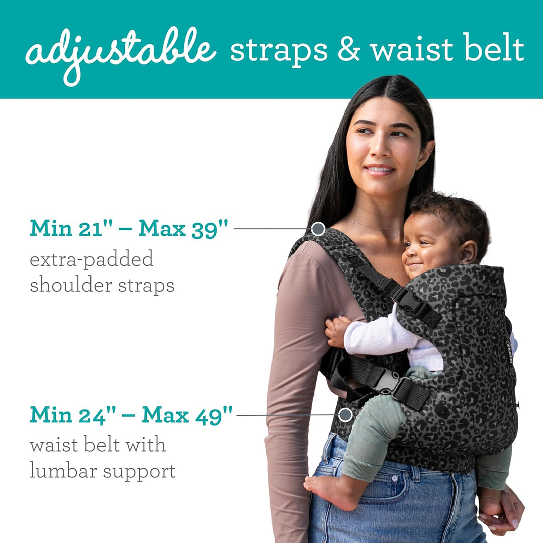 Infantino Flip Advanced 4-in-1 Babytrage, Ergonomisch, Umwandelbar, mit Blickrichtung Nach Innen und