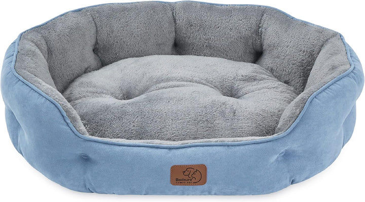 BEDSURE Katzenbett waschbar Katzen Bettchen - 63x53x20cm Katzen Bett mit Zweiseitig Innenkissen Katz