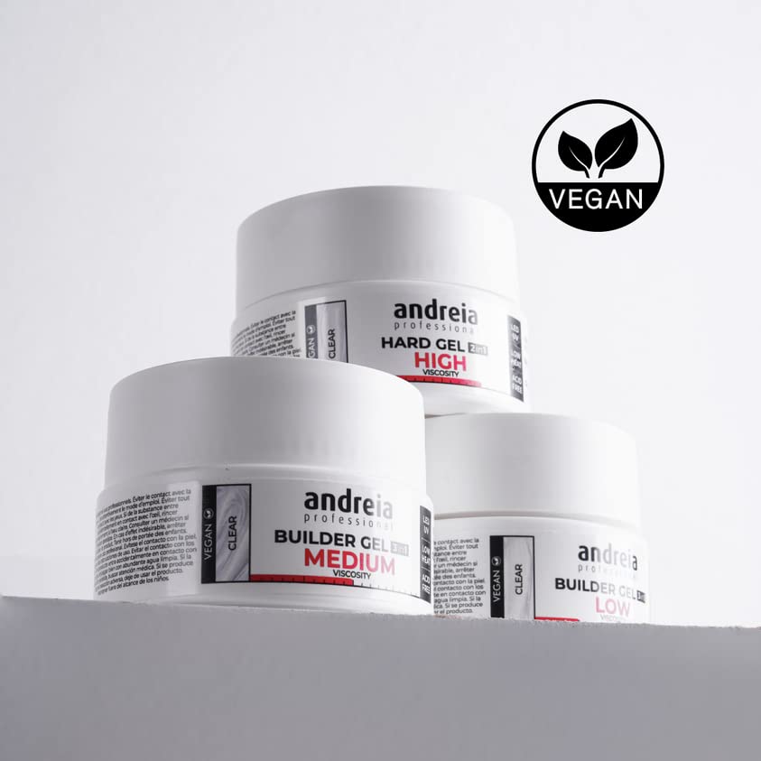 Andreia Profi 2 Phasen Hard Gel 2 in 1 LED und UV - Hohe Viskosität für harte und starke Nägel - Auf