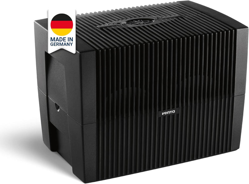 VENTA LW45 COMFORTPlus brillant Luftbefeuchter, 8 W, Brilliant Schwarz, bis 60 qm Brilliant Schwarz