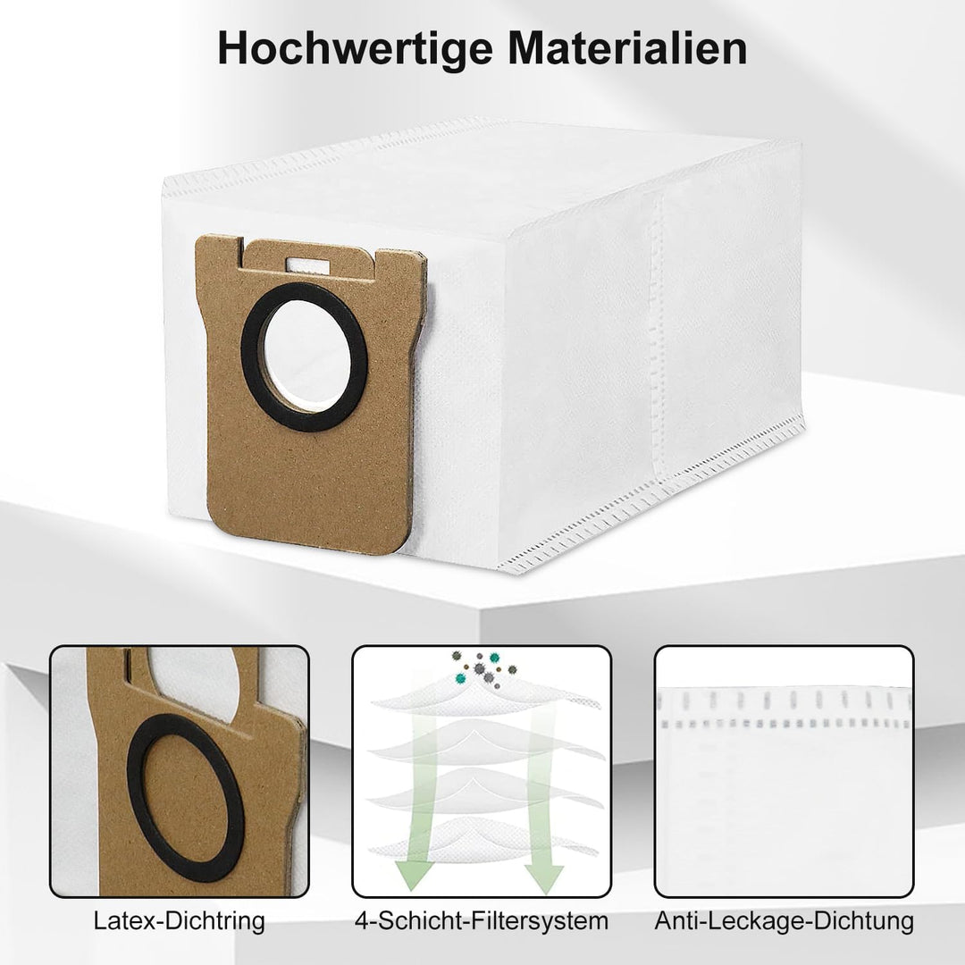 15 Stück Staubbeutel für Dreame L10s Ultra/ L20 Ultra/ L10 Ultra, Xiaomi X10+, X20+ Saugroboter, 2,5