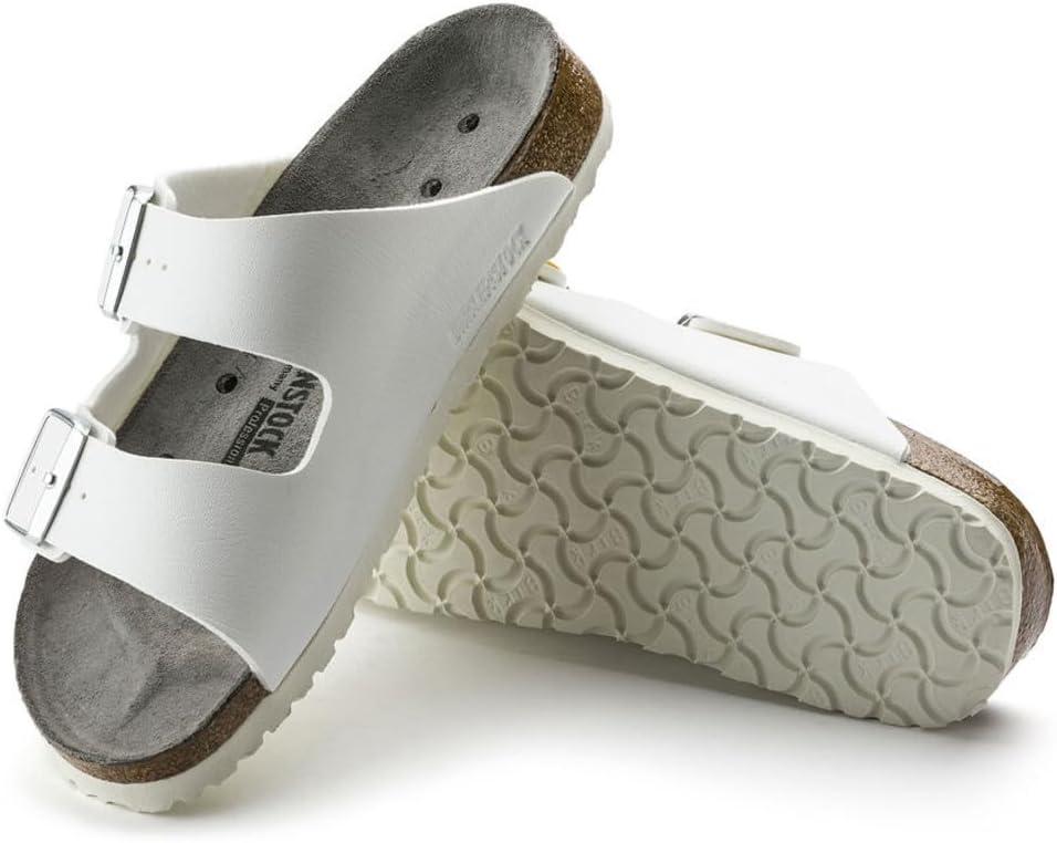 BIRKENSTOCK Arizona Birko-flor Esd Unisex Berufsschuh ARIZONA Antistatik Birko-Flor WEISS Gr. 35 - s