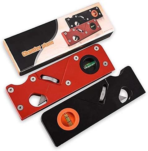 XLKJ Holzbearbeitungskanten Eckhobel 45 Grad Holzhobel Manueller Hobel Trimmhobel Anfasen und Trimme