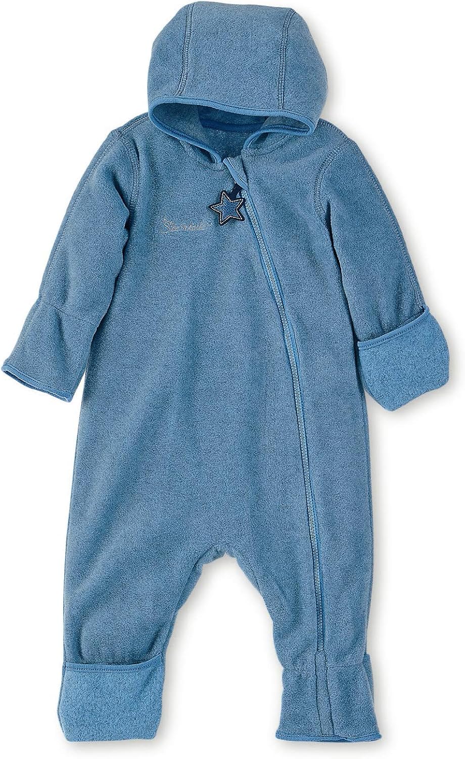 Sterntaler Baby-Jungen Overall Strampler 62 Mittelblau, 62 Mittelblau