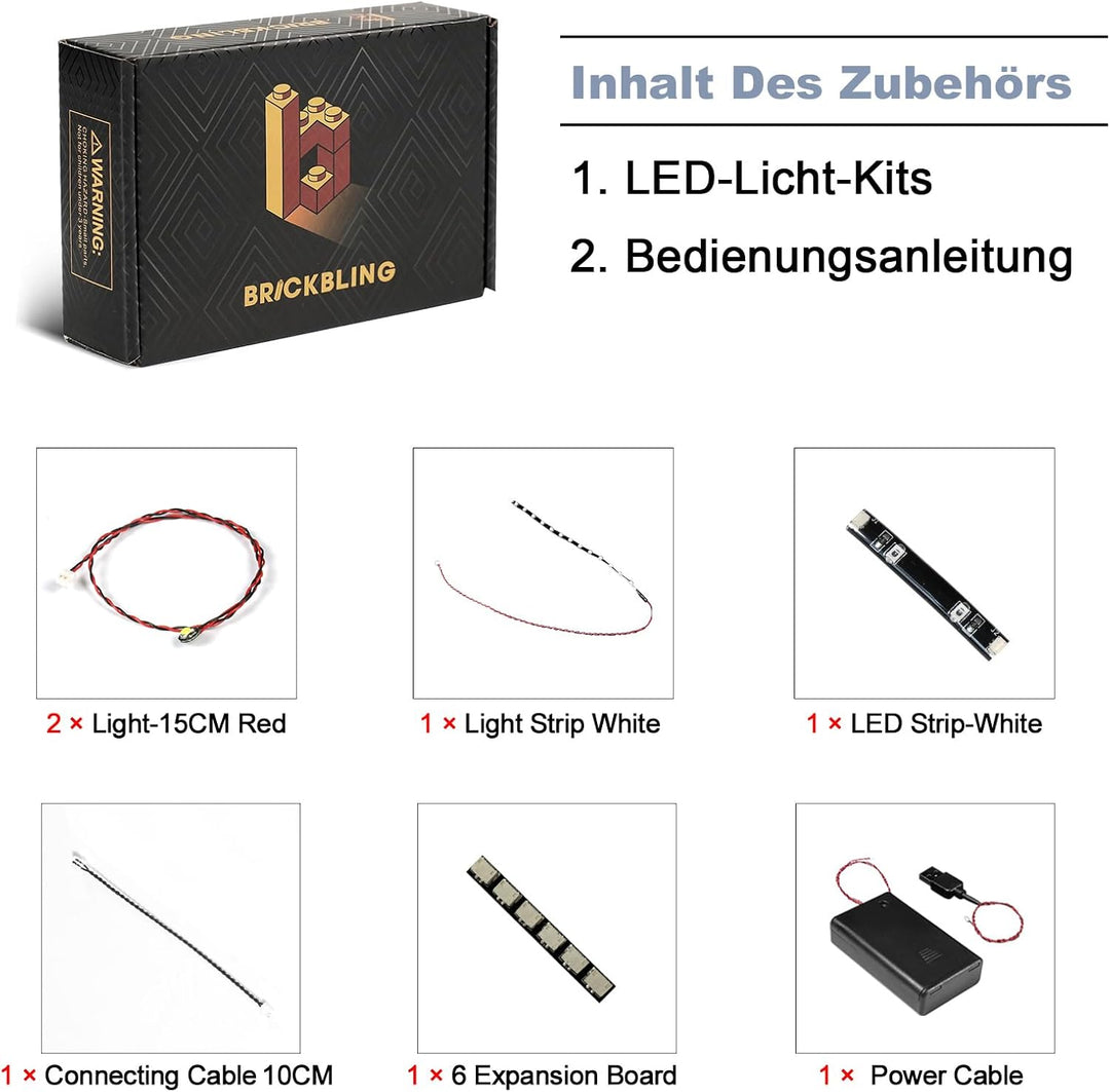 Led Licht Set Kompatibel mit Lego MoneyGram Haas F1 Team VF-24 Race Car 77250 (Kein Modell), Dekorat