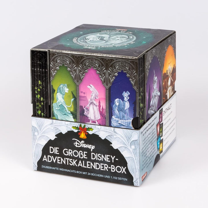 Die grosse Disney-Adventskalender-Box 2025 – Zauberhafte Weihnachts-Box mit 24 Büchern und 1.152 Sei