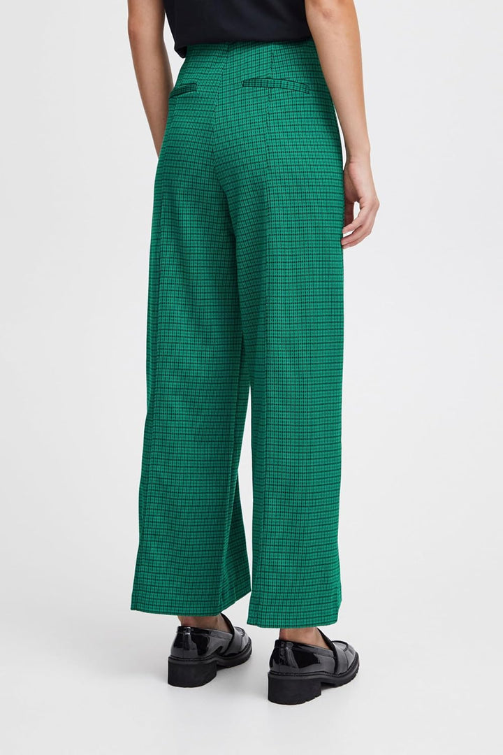 ICHI Damen Lässige Business-Hose XS Cadmium Green (185424), XS Cadmium Green (185424)