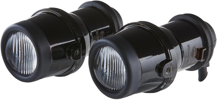 HELLA - DE/Halogen-Nebelscheinwerfersatz - Micro DE - 12V - Einbau - Lichtscheibenfarbe: transparent