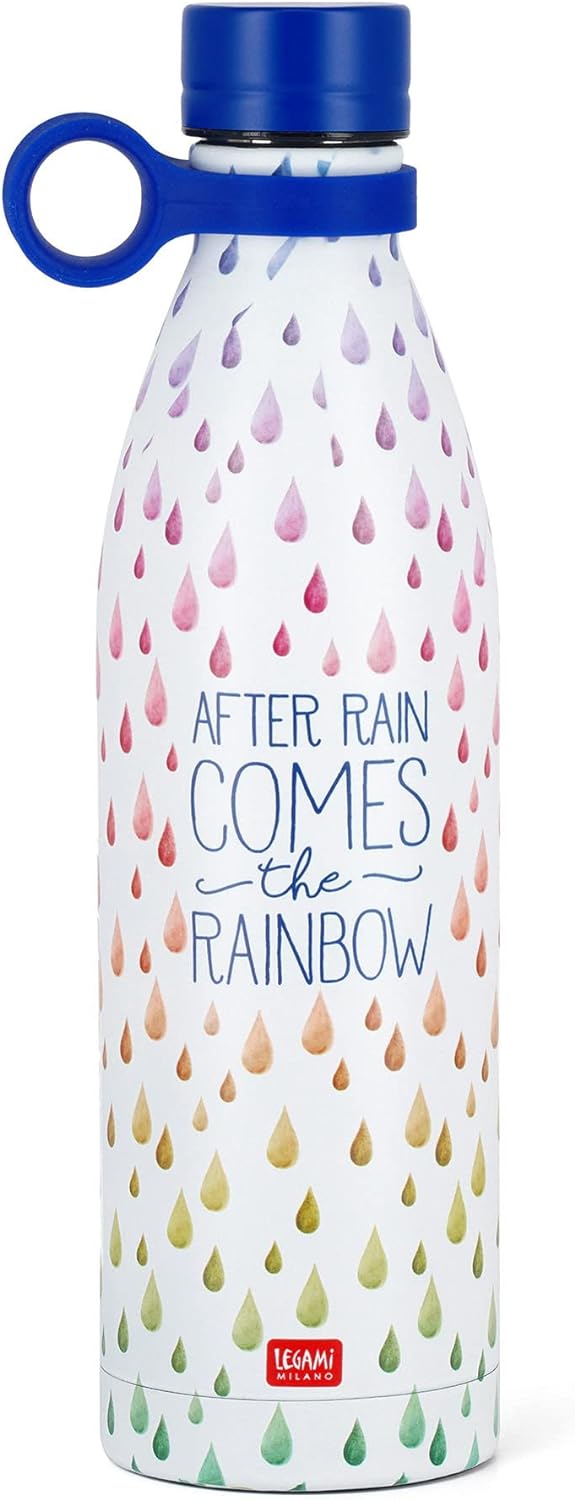 Legami - Thermoflasche, 800 ml, leichte und robuste Trinkflasche, luftdicht, 12 Stunden heisse Geträ