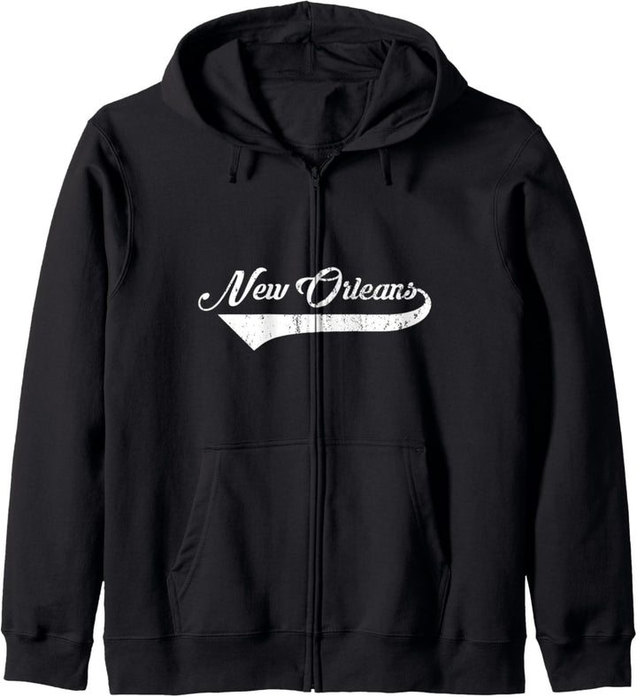 New Orleans Stadt Louisiana Vintage Retro Style design Kapuzenjacke