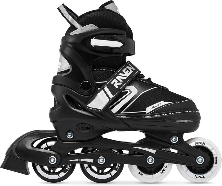 RAVEN Verstellbare 4in1 Inlineskates-Schlittschuhe-Rollschuhe-Triskates Helixi 30-33 (18cm-20cm) Hel